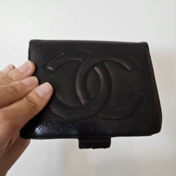 Chanel Black Leather Wallet - Picture 1 of 10